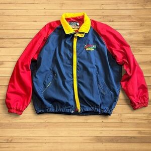 Vintage Jasper Racing Red & Blue Jacket XL Dunbrooke 90’s